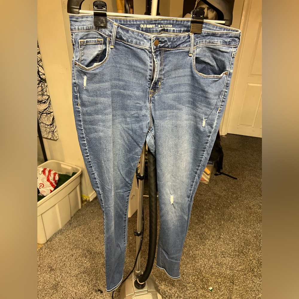 Old Navy Rockstar jeans, size 16 long